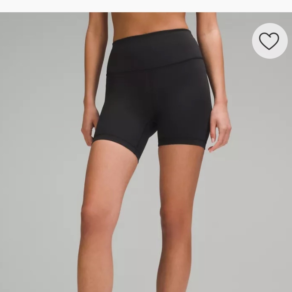 Lululemon wunder train high rise 6” short